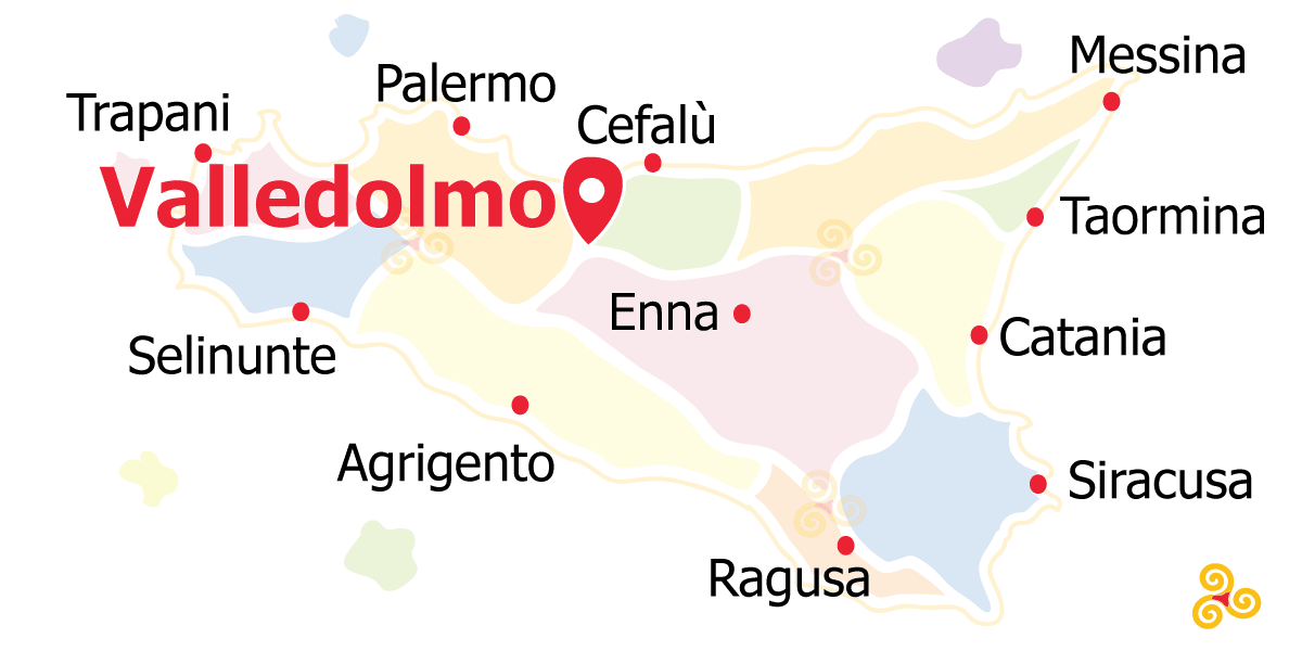 dove si trova Valledolmo