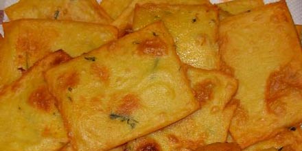 Panelle of Ustica lentil flour