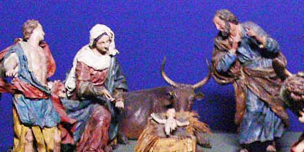 Figurines of the Sicilian nativity scene