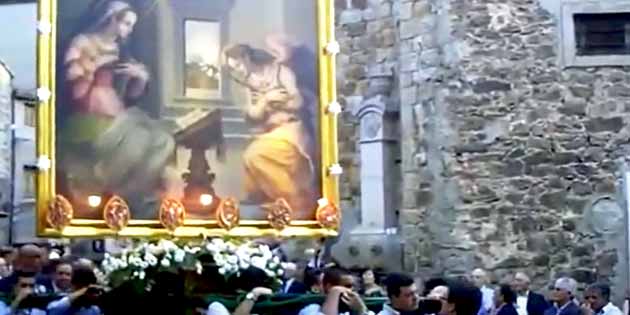 Feast of Maria SS Annunziata in Geraci