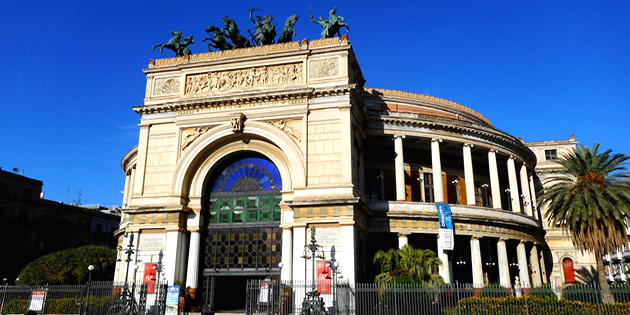 Politeama Garibaldi Theater in Palermo